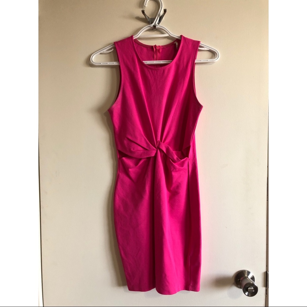Hot Pink Bodycon Dress